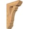 Ekena Millwork Olympic Slat Smooth Bracket w/ Offset Brace, Western Red Cedar, 7 1/2"W x 22"D x 34"H BKT0806X22X34OLY06SWR - alternate 1